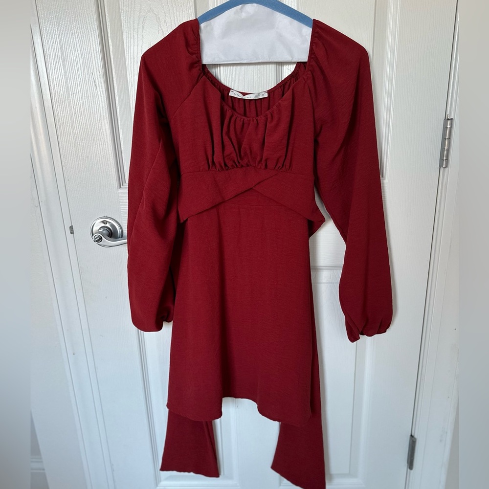 Crossover Mini Dress